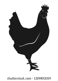 hen icon vector