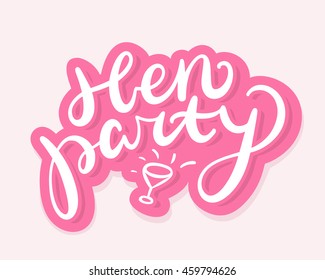 Hen party banner.