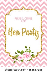 Hen Party Invitation Card