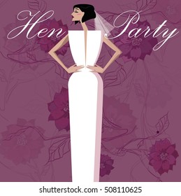  Hen party invite.