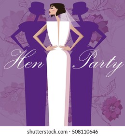  Hen party invite.