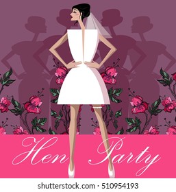 Hen party invite.