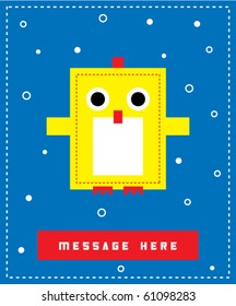 hen robot message tag