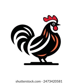 Hen and rooster, Logo design for your Business Farm