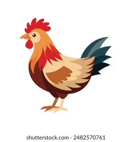 hen and rooster, hen vector, icon vector illustration, hen silhouette of a hen isolated on a white background, eps, png, 