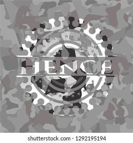 Hence on grey camo pattern