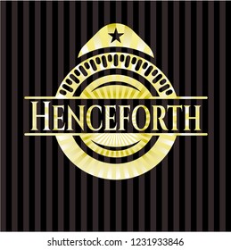 Henceforth golden emblem