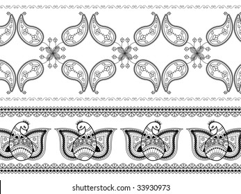 Henna Abstract border design