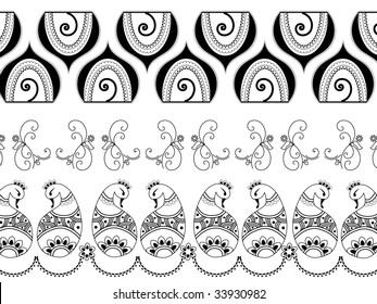 Henna Abstract border design