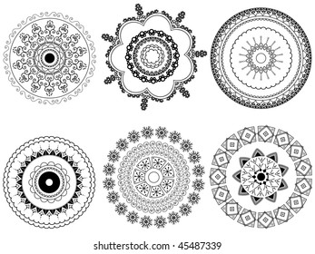  Henna Abstract mandala design