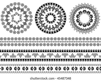  Henna Abstract mandala design