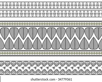 Henna border Design