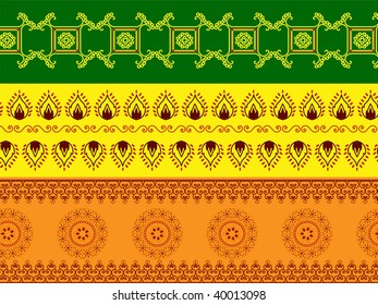 Henna borders
