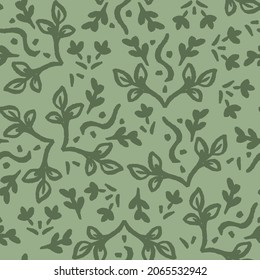 Henna botanische Augen Muster in blauen Tönen Hintergrund Printdesign. Handgezeichnete Vektorgrafik. Ideal für Heimkleider und lustige ethnische Projekte. Oberflächenmuster-Design.
