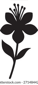 Ilustración vectorial de icono de flor de henna