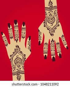 henna hena mehendi design
