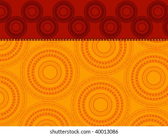 henna mandala background