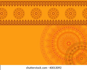 henna mandala background