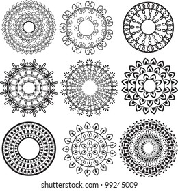 Henna Mandala Background- very elaborate and easily editable