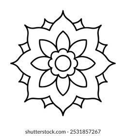 Henna mandala vektor kunst design