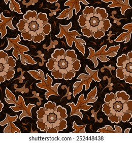 Henna MehendyTattoo Doodles Seamless Pattern