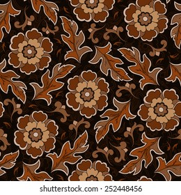Henna MehendyTattoo Doodles Seamless Pattern