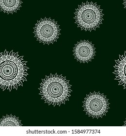 henna sun seamless pattern Floral luxury mandala pattern Oriental pattern, vector illustration. Islam, Arabic, Indian, Moroccan,Spain, Turkish, Pakistan, Chinese, mystic, ottoman motifs. textile