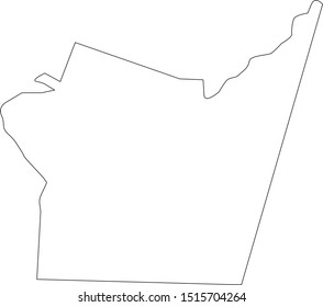 henry county map in state of Virginia