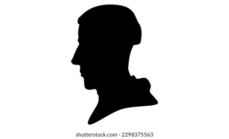 Henry V of England, silhouette, high quality vector