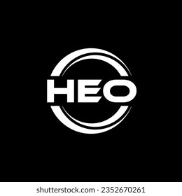 HEO Logo Design, Inspiration for a Unique Identity. Modern Elegance and Creative Design. Watermark Your Success with the Striking this Logo.