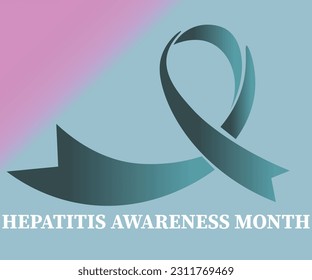 Hepatitis Awareness Month vector art