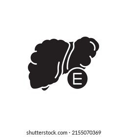 Icono de la línea de color de la hepatitis. Enfermedades humanas. Pictograma para página web, aplicación móvil, promoción.