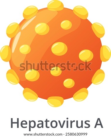 Hepatitis A virus causing inflammation of the liver, showing symptoms like fever, jaundice, and abdominal pain, requiring medical attention and preventive measures like vaccination
