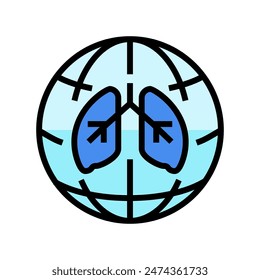 hepatitis world day color icon vector. hepatitis world day sign. isolated symbol illustration