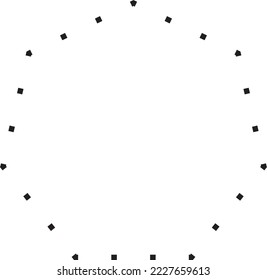 Icono de vector de símbolo con forma de heptagon para el diseño gráfico creativo ui elemento en una ilustración de pictograma