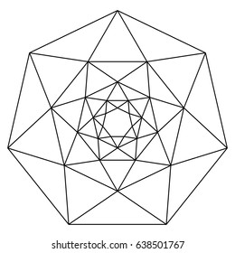 Heptagons and triangles