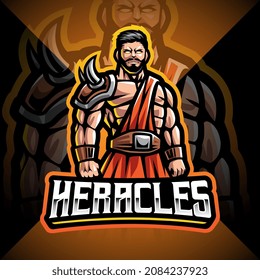 Diseño del logo de Heracles mascot esport