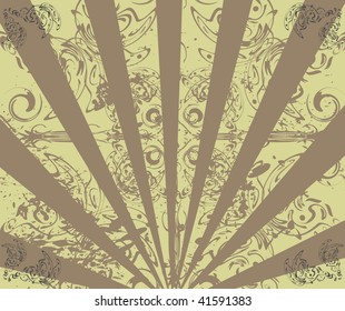 heraldic background in vector format