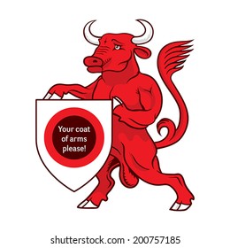 Heraldic bull