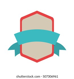 heraldic coat of arms with blue label and red border