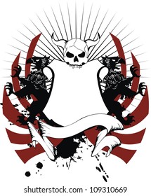 heraldic coat of arms in vector format