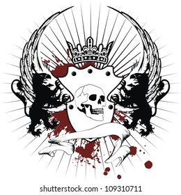 heraldic coat of arms in vector format
