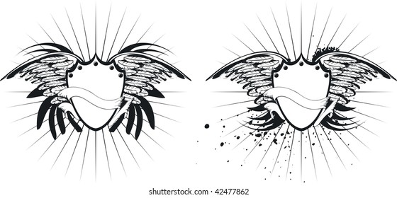 heraldic coat of arms in vector format