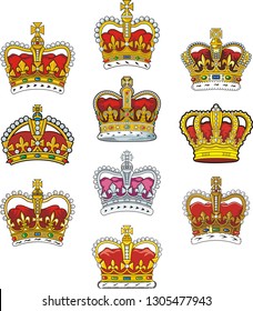 Heraldic crown vector