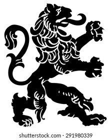 heraldic lion