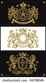 Heraldic Luxury Crest Set 1