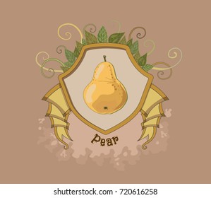 heraldic pear