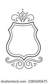 Heraldische Royal Shield-Vektorgrafik