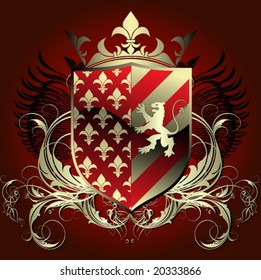 Heraldic shield