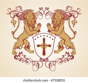 heraldic shield